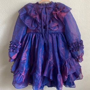 Martha’s Miniatures Vintage Girls Dress Shiny